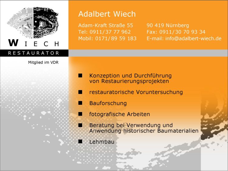Restaurator Adalbert Wiech